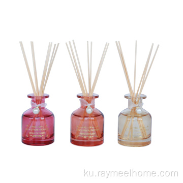 Kulîlkek Pêdivî ya Pêdivî ya Pêdivî ya Pêdivî ya Petrolê Reed Diffuser Glass Aroma Diffuser